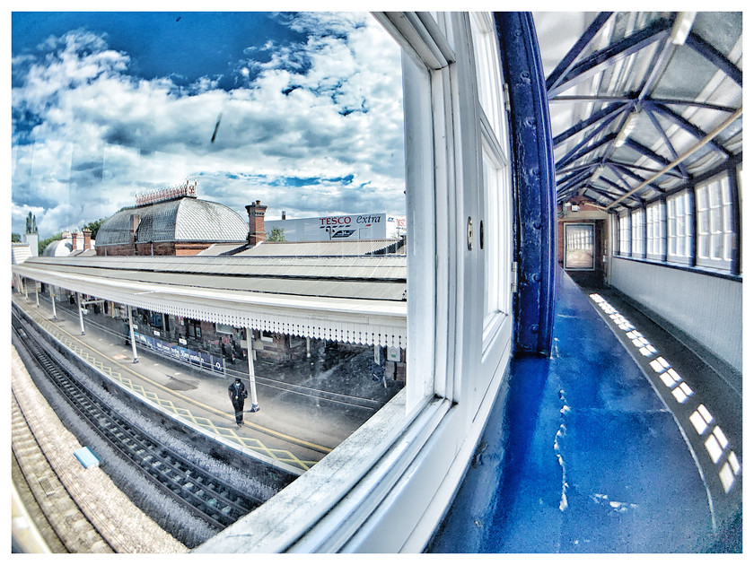 OldBridgeTesco 4937 
 Slough Station 2020, iPhonography project while service disruption for Covid 19 
 Keywords: Slough, Railway, Station, Streetphotography, photography, abstract, selfie, trains, bridge, Berkshire