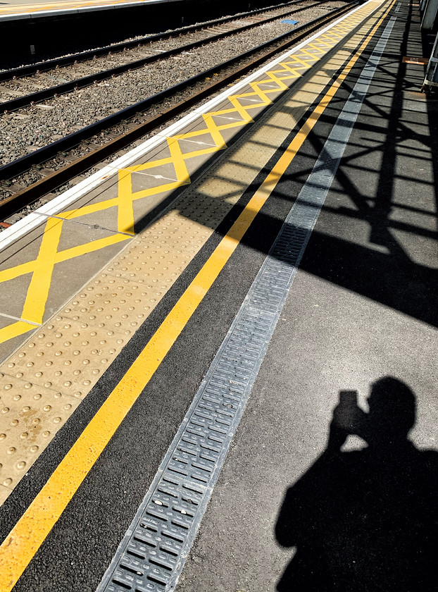 SelfieP5 4393 
 Slough Station 2020, iPhonography project while service disruption for Covid 19 
 Keywords: Slough, Railway, Station, Streetphotography, photography, abstract, selfie, trains, bridge, Berkshire