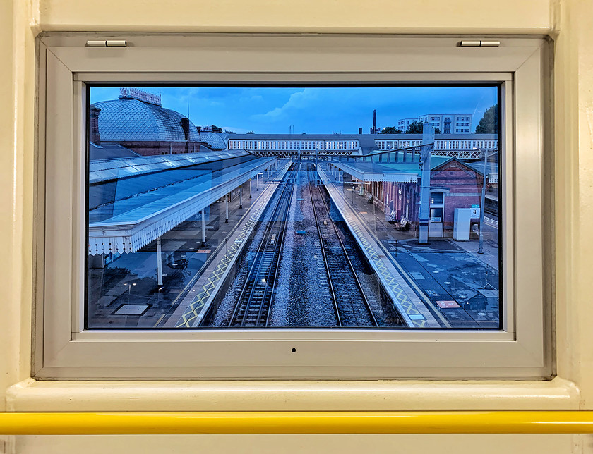 NewBridgeFrame 4544 
 Slough Station 2020, iPhonography project while service disruption for Covid 19 
 Keywords: Slough, Railway, Station, Streetphotography, photography, abstract, selfie, trains, bridge, Berkshire