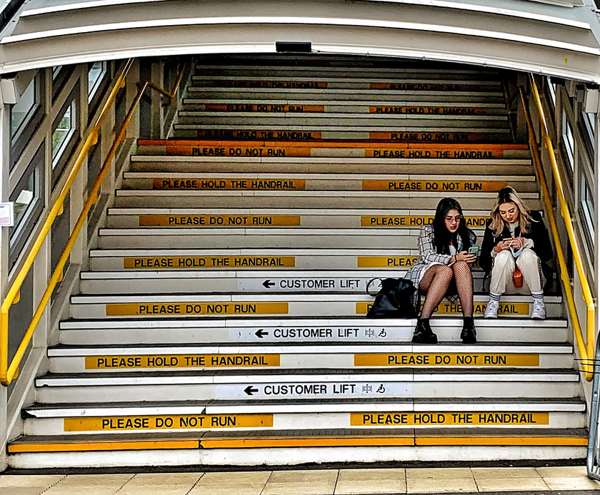 NewBridge 4955 
 Slough Station 2020, iPhonography project while service disruption for Covid 19 
 Keywords: Slough, Railway, Station, Streetphotography, photography, abstract, selfie, trains, bridge, Berkshire